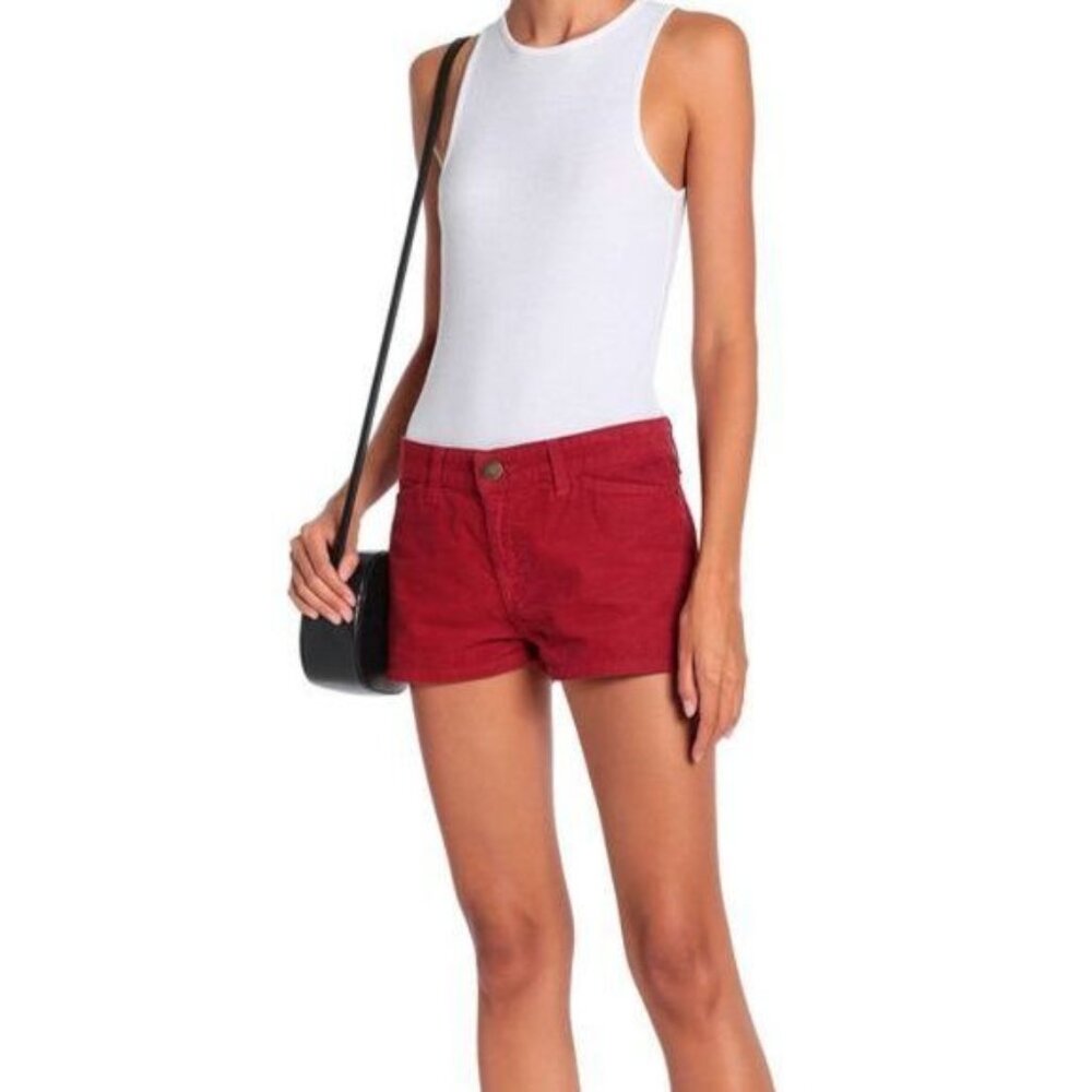 Current/Elliott + Charlotte Gainsbourg Cotton Corduroy Shorts